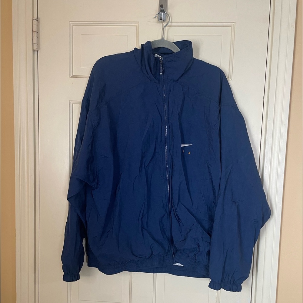 Vintage Nike Air Jacket Mens Large Windbreaker Swoosh Y2K 90s Coat Full Zip - Picture 10 of 10
